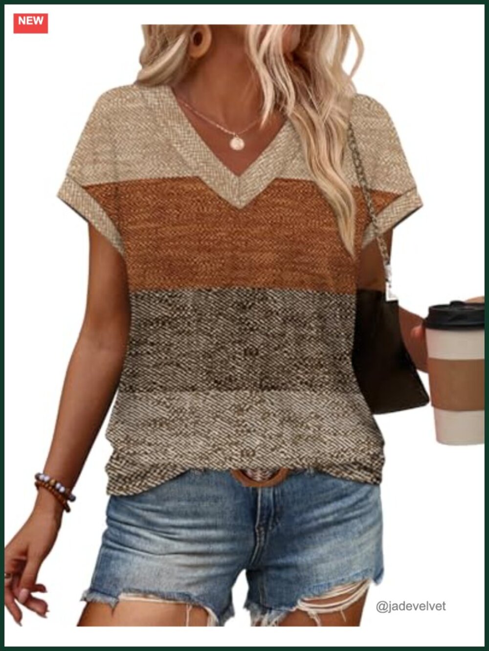 V Neck Cap Sleeve T Shirt Summer Spring Basic Women Stretchable